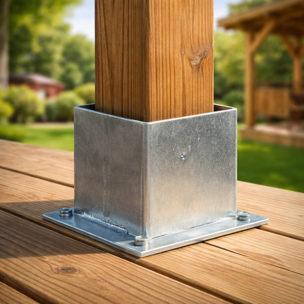 12x12 Galvanizli Kutu Ayak